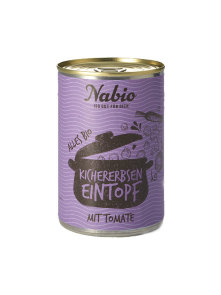 Nabio organic and vegan chickpea stew in a can of 400g
