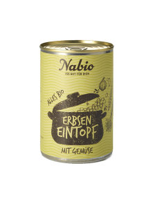 Nabio organic pea stew in a can of 400g