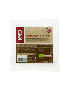Kato organic tempeh - gyros red chilli in a vacuumed packaging of 200g