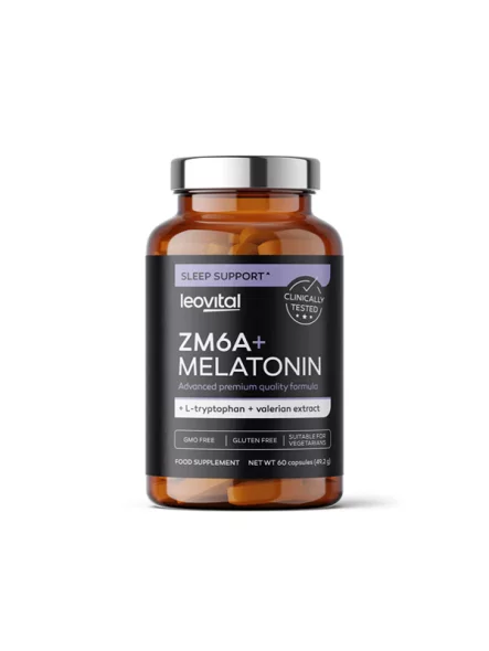 ZM6A + Melatonin - 60 Capsules Leovital