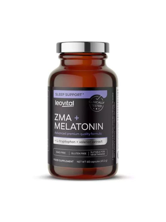 ZMA + Melatonin 60 Capsules Leovital