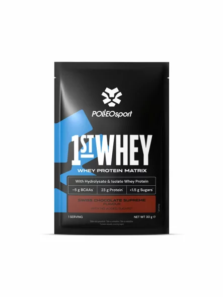 Whey Protein Powder - Swiss Chocolate Supreme 30g Polleo Sport