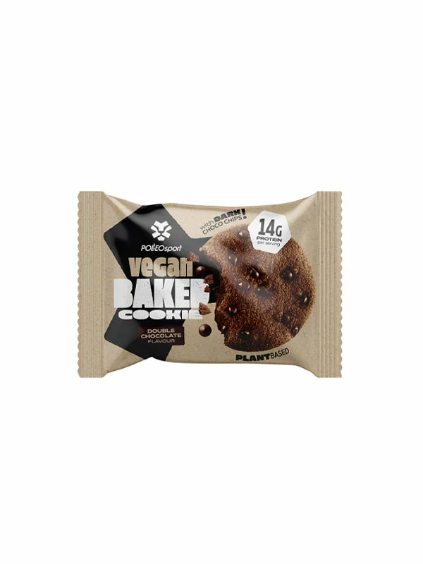Proseries double chocolate vegan protein cookie in a packaging of 75g