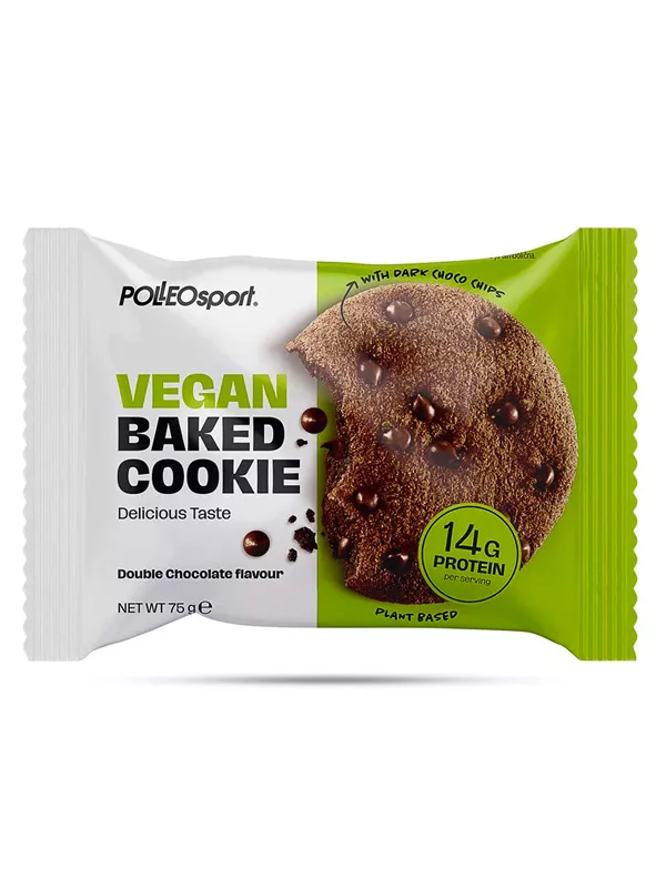 Proseries double chocolate vegan protein cookie in a packaging of 75g