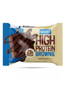 Me:First double chocolate protein brownie in a packaging of 75g
