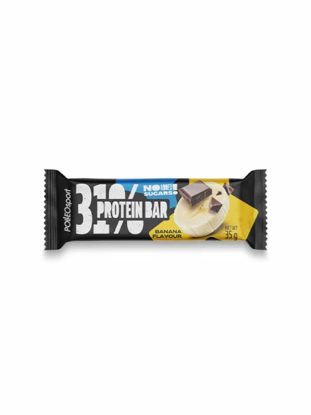 Proseries banana protein bar in a packaging of 35g