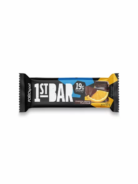 Me: First choco jaffa protein bar in a packaging of 60g