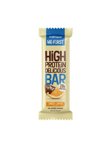 Me: First choco jaffa protein bar in a packaging of 60g