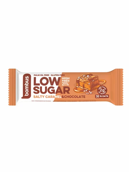 Low Sugar Bar - Salted Caramel 40g Bombus