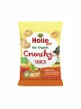 Holle apple & cinnamon kids snack in a bag of  25g.