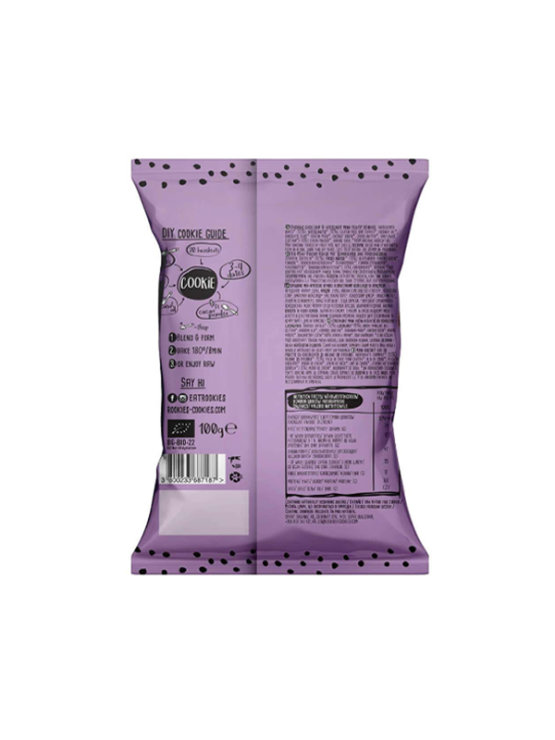 Rookies organic hazelnut & chocolate chips mini cookies in a packaging of 100g