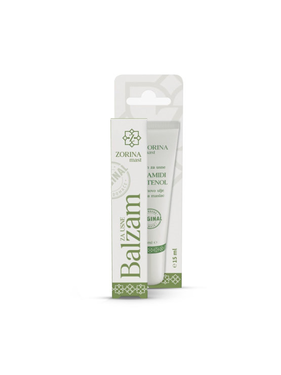 Zorina Mast natural lip balm in a packaging of 15ml