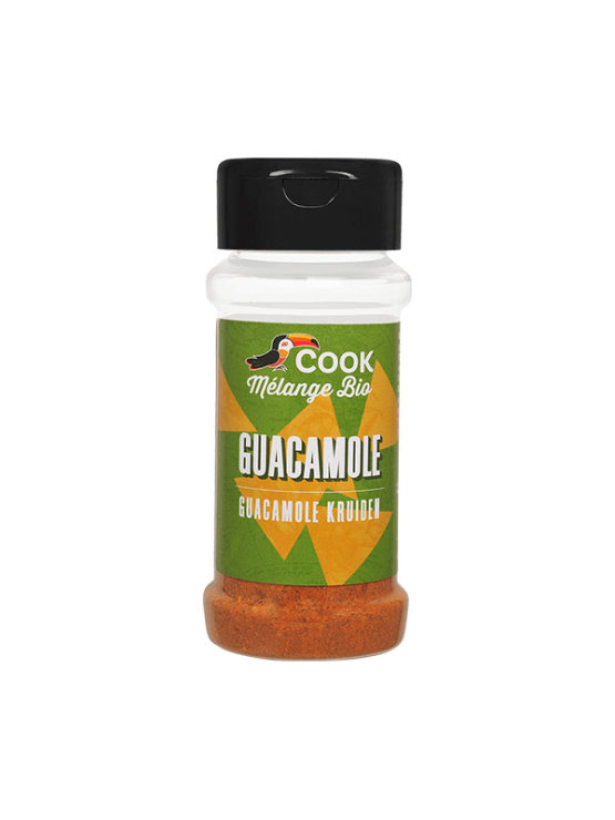 Cook organic guacamole seasoning mix in a plastic spice jar of 45g