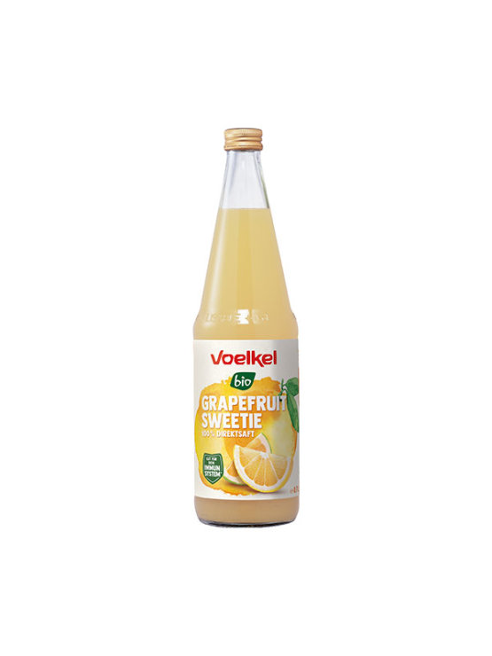Voelkel organic grapefruit juice in a glass bottle of 700ml