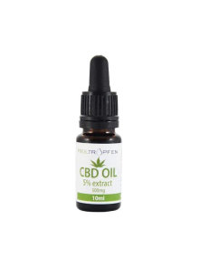 Heiltropfen CBD oil 5% in a medicine bottle of 10ml