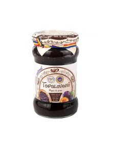 Topoloveni organic plum jam in a packaging of 350g