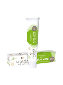 Toothpaste Green Clay & Aloe Vera - Organic 75ml Argiletz