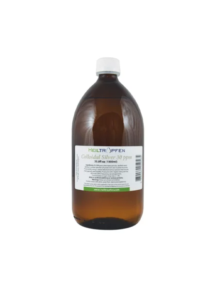 Colloidal Silver 30ppm - 1000ml Heiltropfen