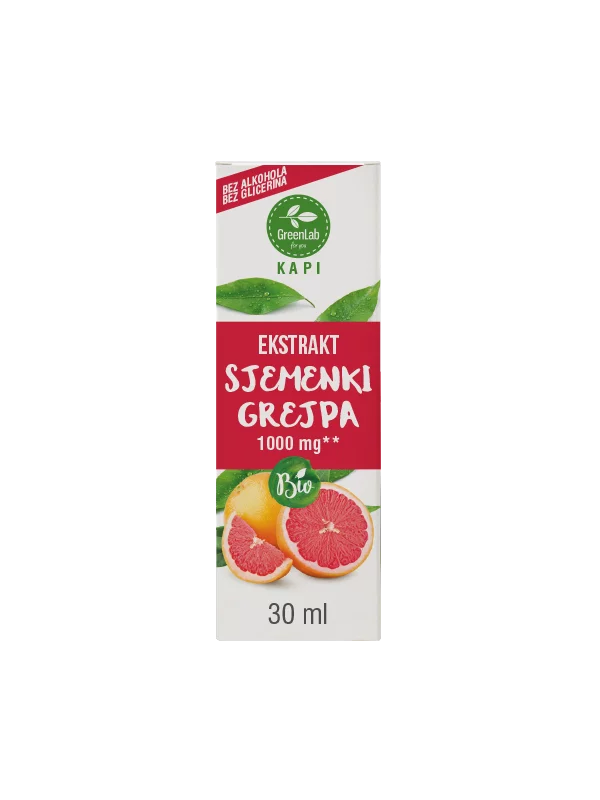 Ekstrakt sjemenki grejpa 1000mg Bio - 30 ml Green lab