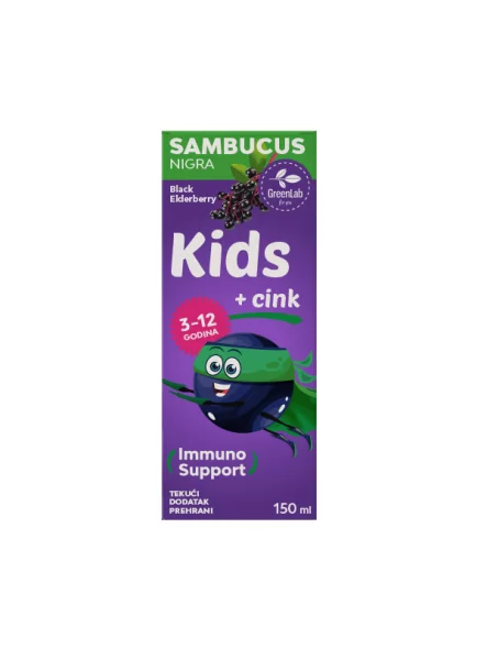 Elderberry Syrup for Kids - 150ml Green Lab