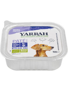 Dog Food Chicken & Turkey Pâté With Aloe Vera - Organic 150g Yarrah