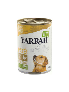 Dog Food Chicken Pâté With Seaweed & Spirulina - Organic 400g Yarrah