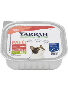 Cat Food Salmon Pâté With Seaweed & Omega - Organic 100g Yarrah