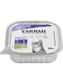 Cat Food Chicken & Turkey Pâté With Aloe Vera - Organic 100g Yarrah