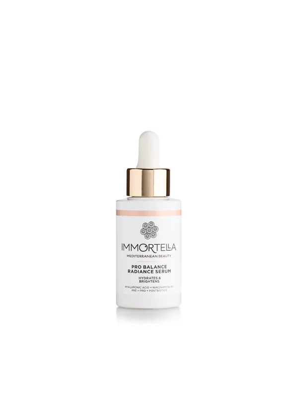 Immortella Pro Balance Probiotic face serum in a 30ml bottle