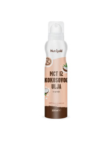 Coconut Oil Cooking Spray - 200ml Nutrigold