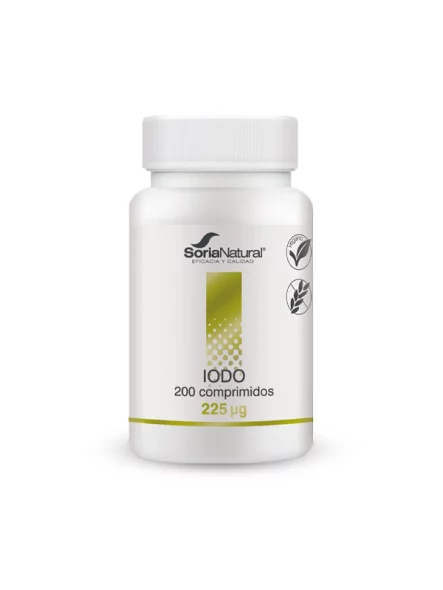 Iodine 250mg - 200 Tablets Soria Natural
