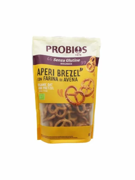 Gluten Free Oat Pretzels - Organic 80g Probios