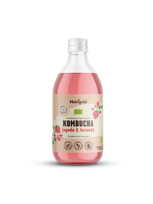 Kombucha Strawberry & Lavender - Organic 330ml Nutrigold