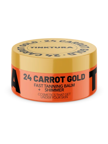 24 Carrot Gold Fast Tanning Balm + Shimmer - 100ml Tinktura