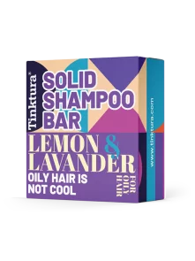 Solid Shampoo Bar For Oliy Hair - Lemon & Lavender 60g Tinktura