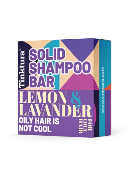 Solid Shampoo Bar For Oliy Hair - Lemon & Lavender 60g Tinktura