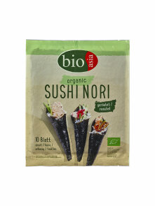 Sushi Nori Sheets - 10pcs Organic 25g Bioasia