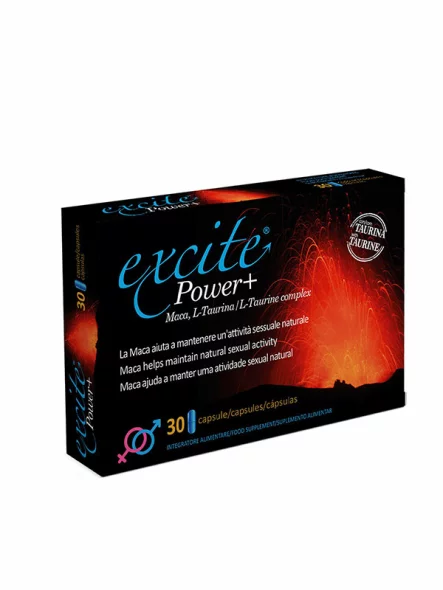 Excite Power (Maca, L-Taurine & Tribulus 550mg) - 30 Capsules Nature Essential