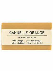 Hard Soap Orange-Cinnamon & Shea Butter - 100g Savon du Midi