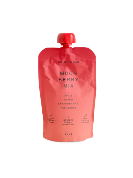 Fruit Snack - Apple, Peach, Strawberry & Raspberry - 200g Nutrino Lab