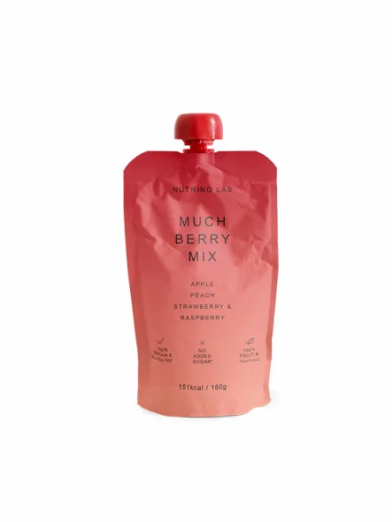 Fruit Snack - Apple, Peach, Strawberry & Raspberry - 180g Nutrino Lab