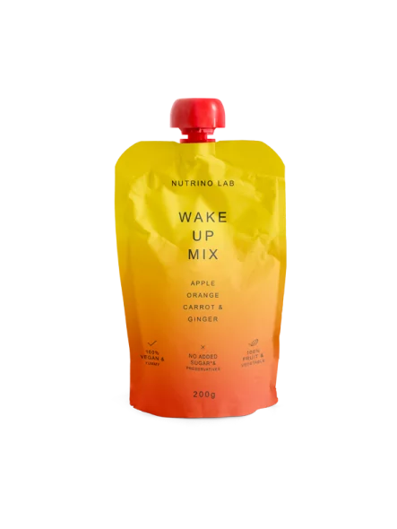 Wake Up Snack - Apple, Orange, Carrot & Ginger - 200g Nutrino Lab