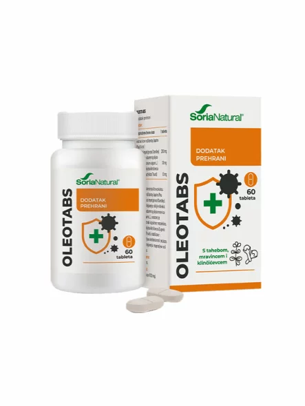 Oleotabs Gastro-Resistant Tablets - 60pcs Soria Natural