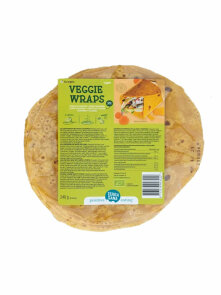 Veggie Wraps Carrot & Pumpkin - 6pcs Organic 240g Terrasana