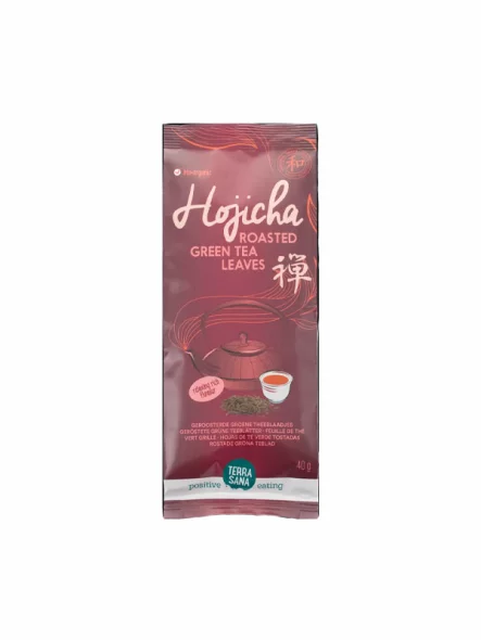 Hojicha Green Tea - Leaves Organic 40g Terrasana