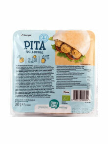 Pita Bread 4pcs - Organic 260g Terrasana