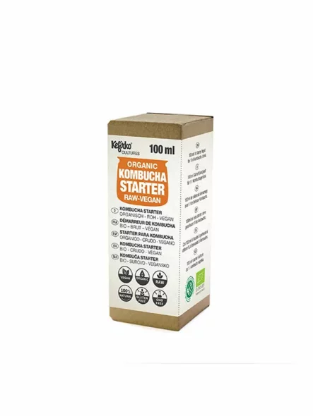 Kombucha Starter Gluten Free - Organic 100ml Kefirko