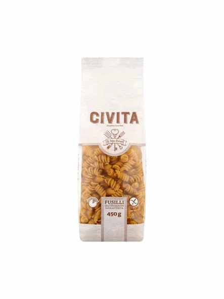 Corn Fusilli Pasta - Gluten Free 450g Civita