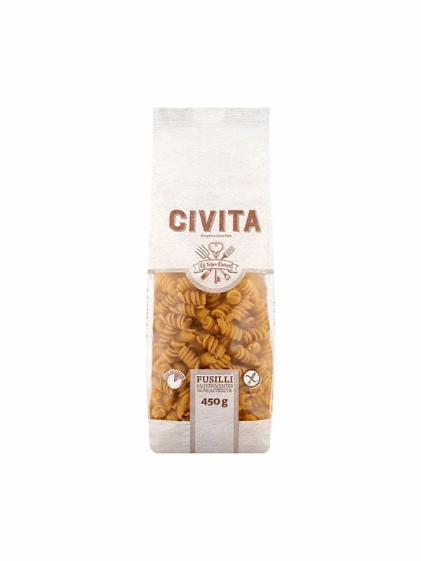 Civita Kukuruzna tjestenina - Fusilli Bez glutena u pakiranju od 450g