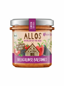 Beluga Lentil & Balsamico Vegan Spread Gluten Free - Organic 140g Allos